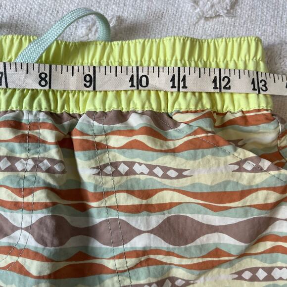 Patagonia Girls' Size XL Costa Rica Baggies™ Shorts Coast Highway Tea Green - Picture 7 of 11